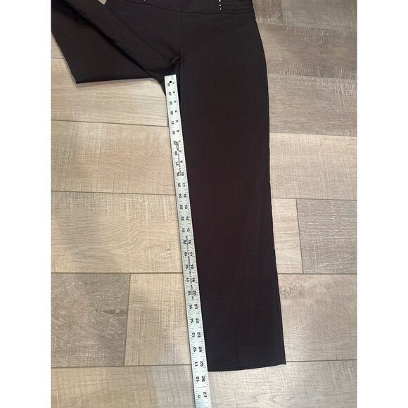 Jm Collection Studded Pull-on Pants, Petite MEDIUM NEW BROWN - Picture 3 of 8